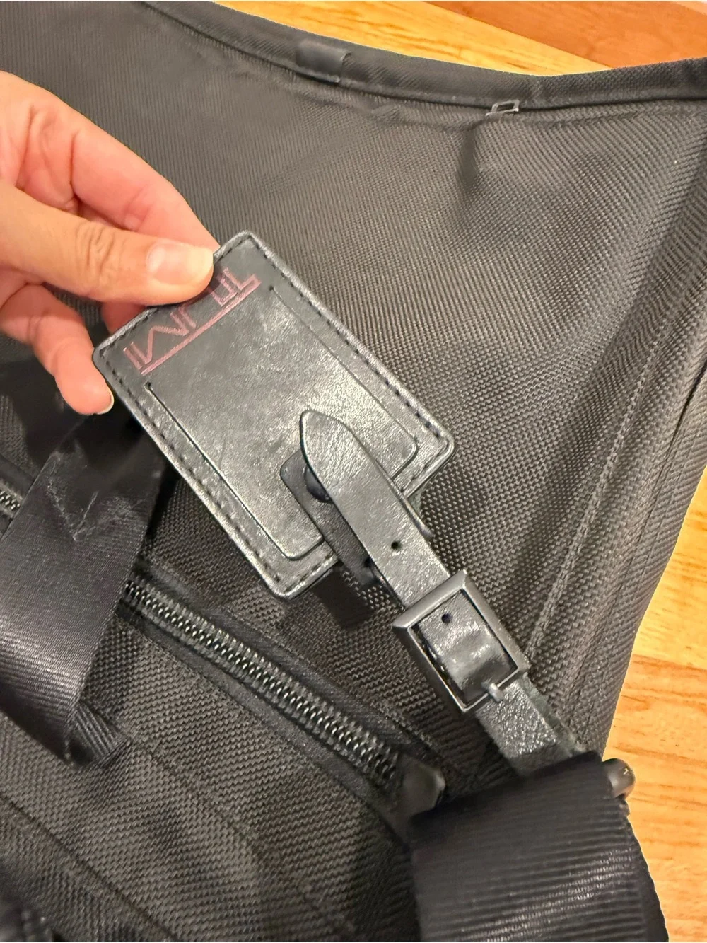 Tumi Alpha Ballistic Laptop Bag Black Nylon Expandable 26141DH Briefcase